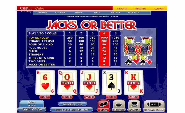 Jacks or Better.
